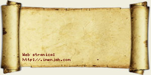 Borislava Sudimac vizit kartica